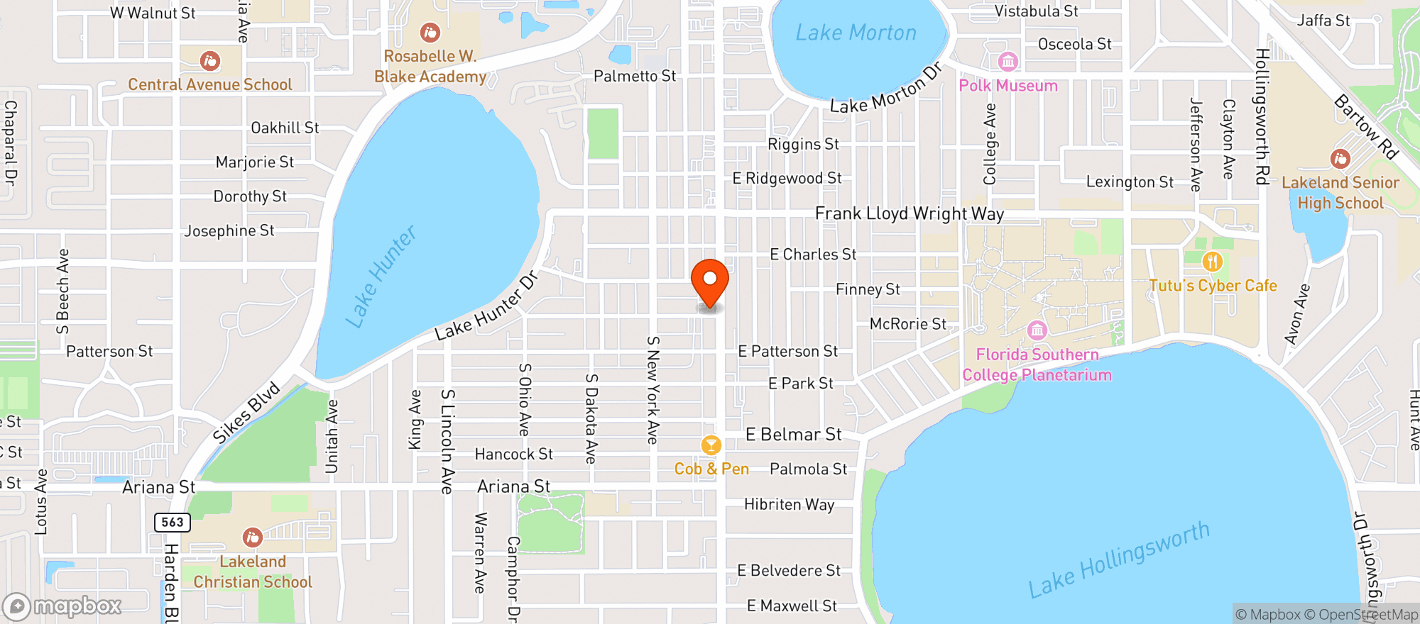 Map showing Union Hall