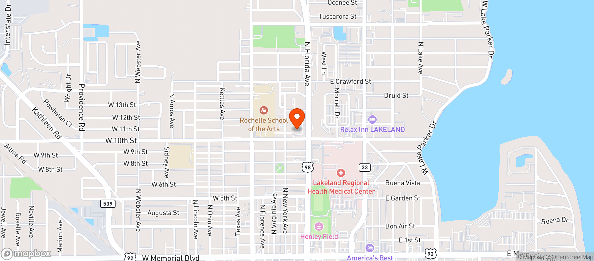 Map showing Circle K 2709829