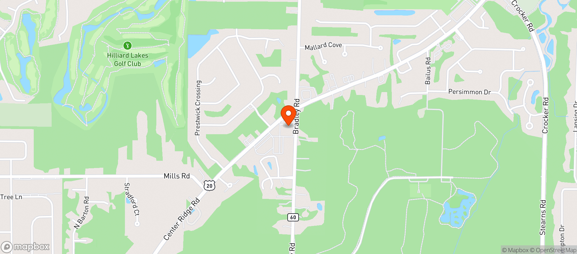 Map showing Wagners Country Inn