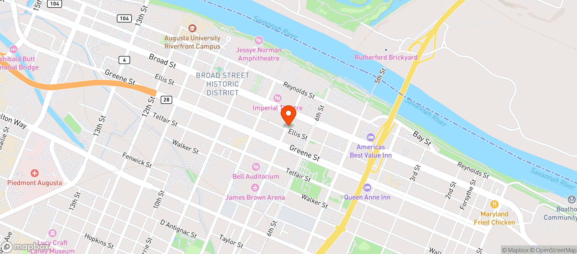 Map showing Tipsey Mcstumbles