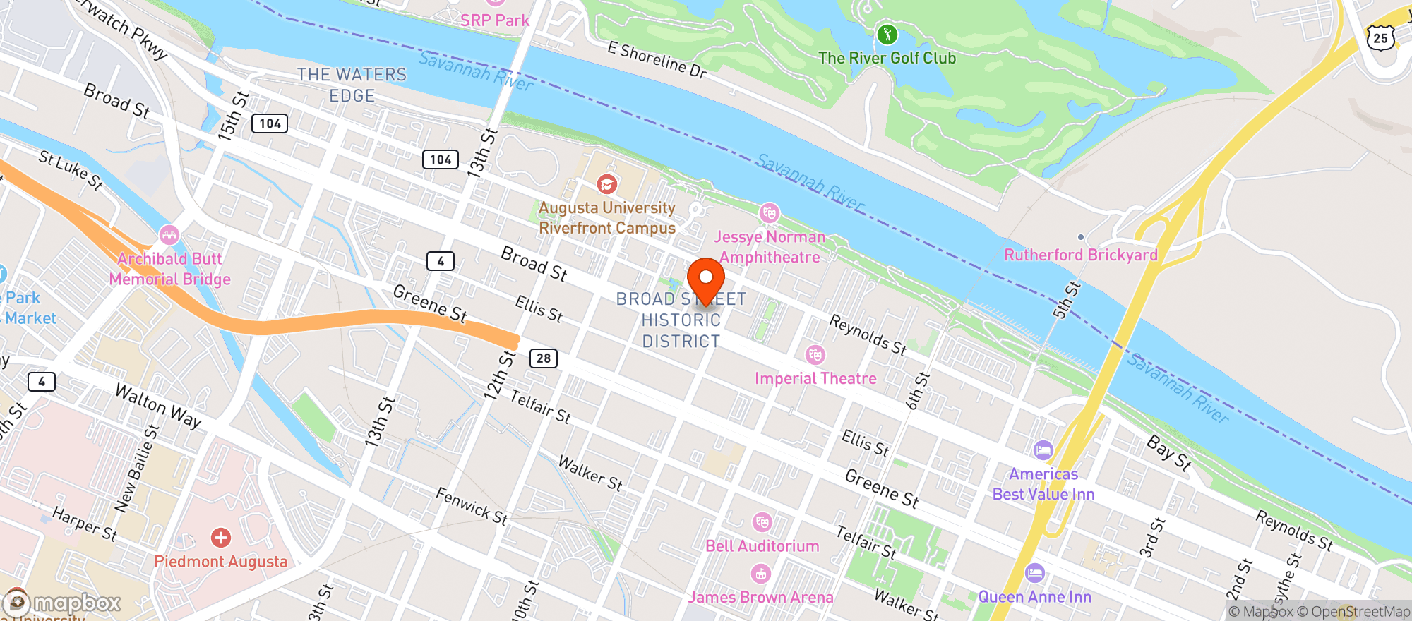 Map showing Dirty Boots