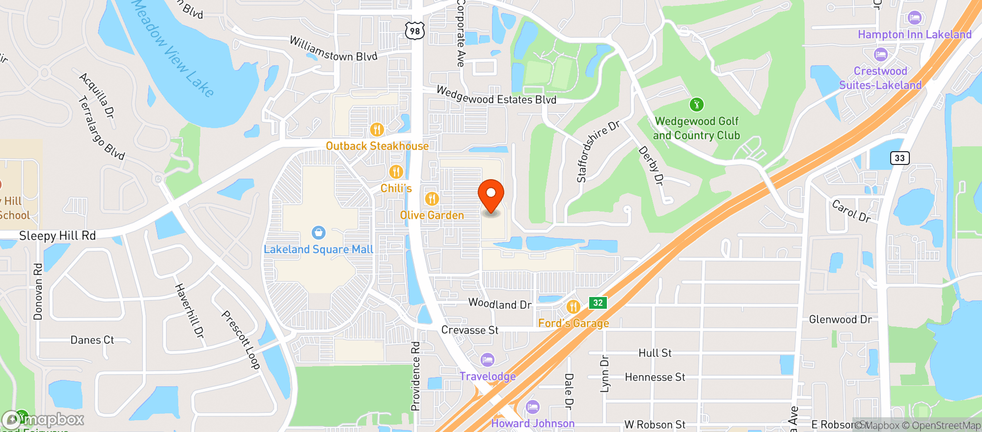 Map showing Target Store #1859