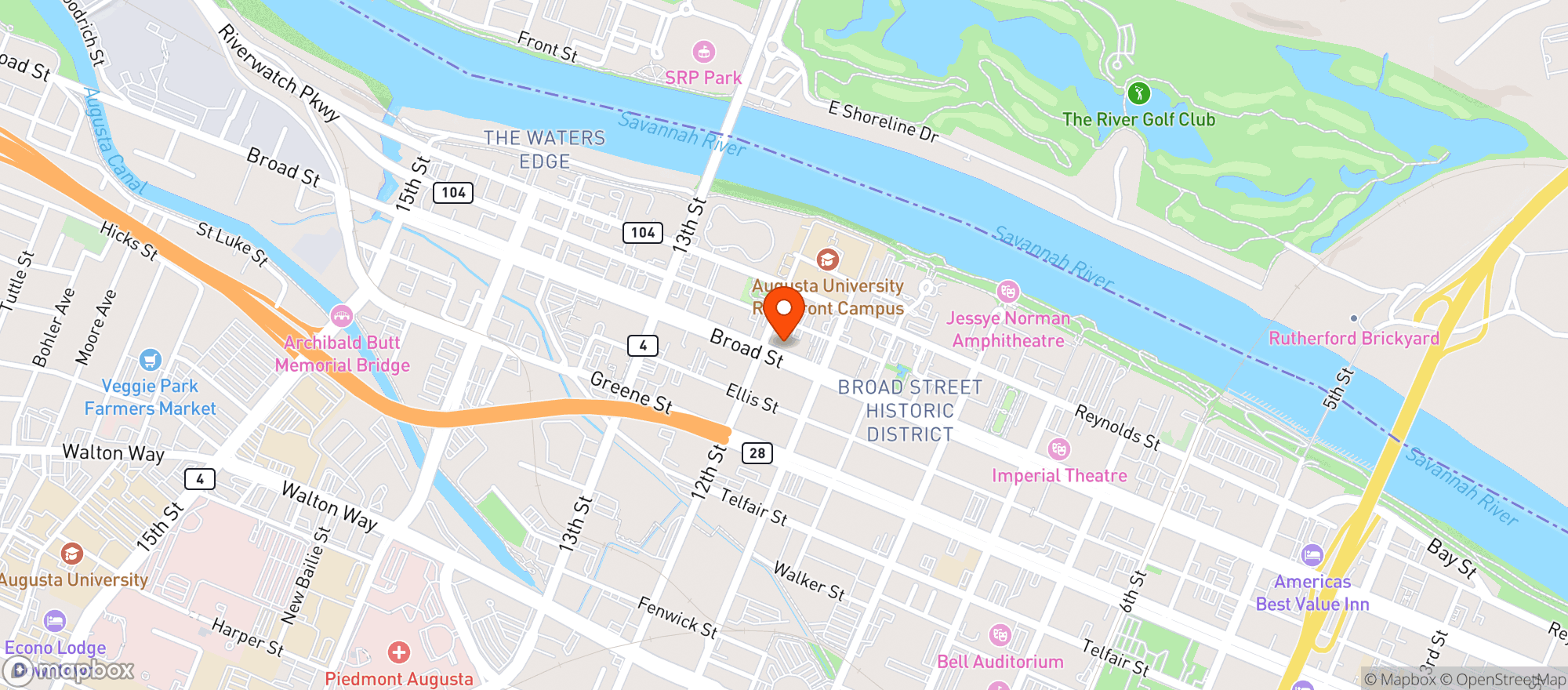 Map showing Firehouse  1