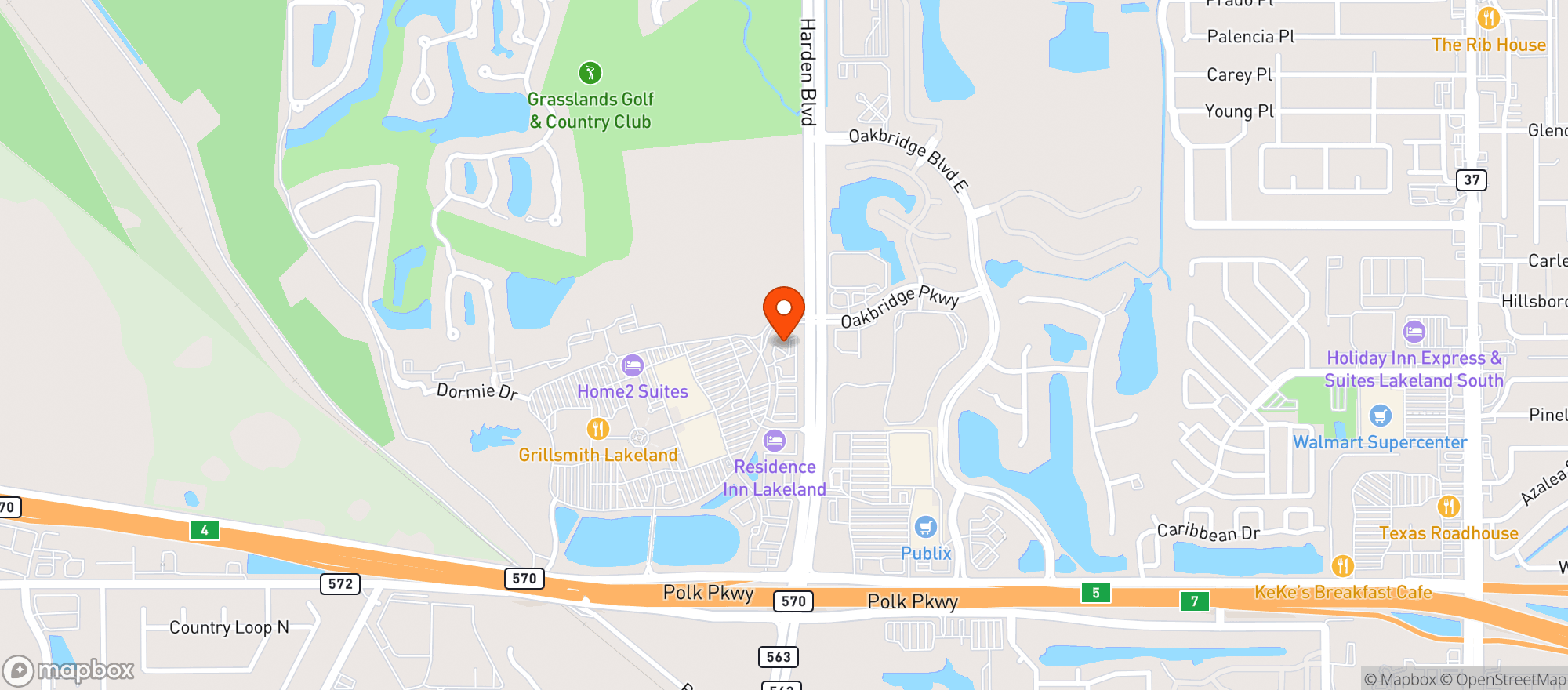Map showing Gnc - 8425 - Lakeside Village