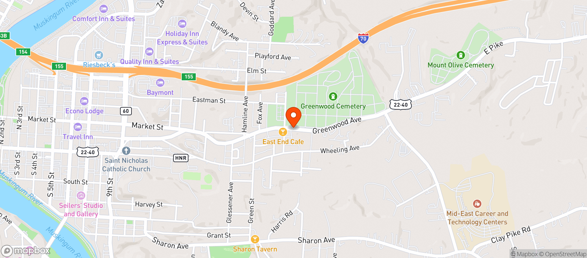 Map showing Certified