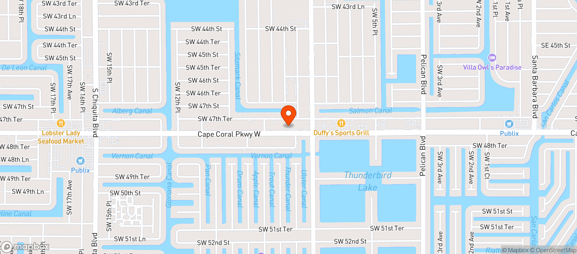 Map showing Grazing Haus