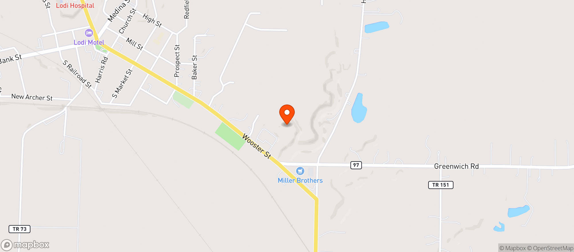 Map showing Discount Drug Mart