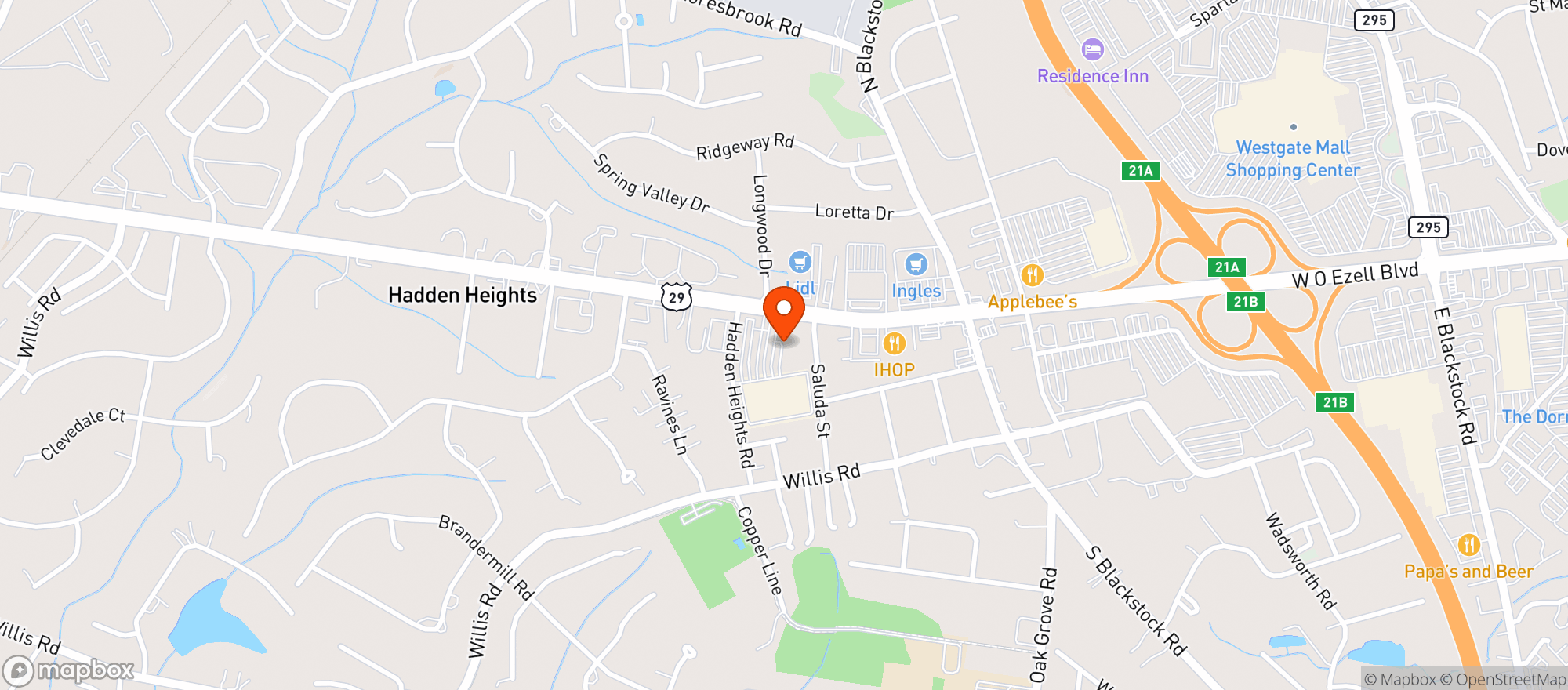 Map showing TARGET STORE