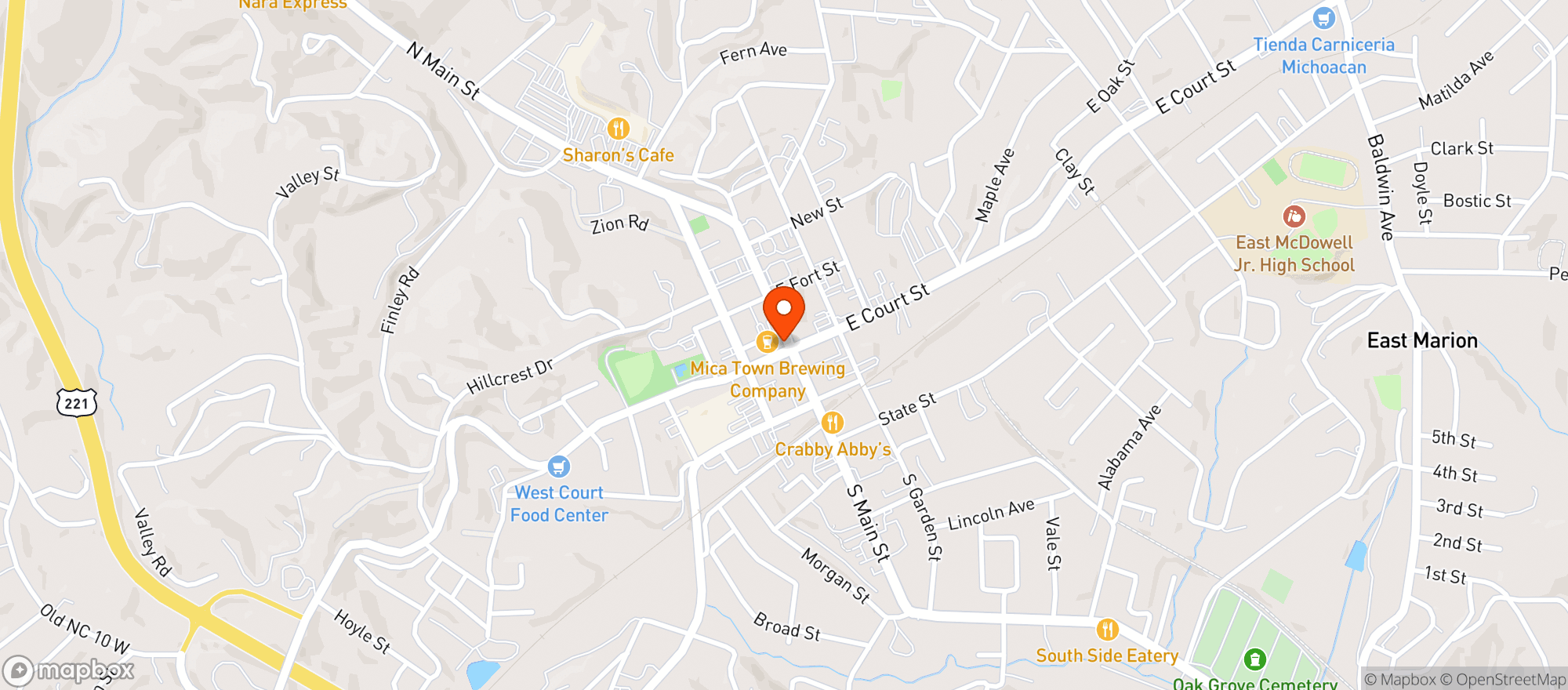 Map showing Refinery 13