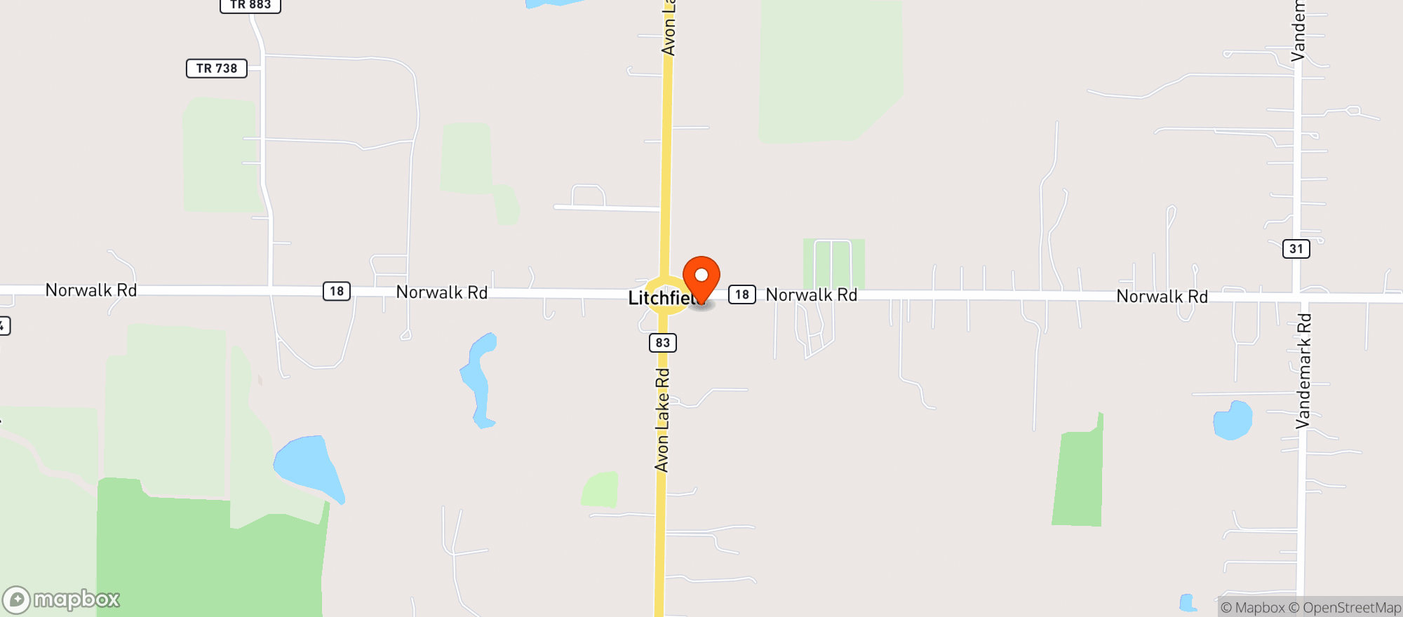 Map showing Truenorth Convenience S #381