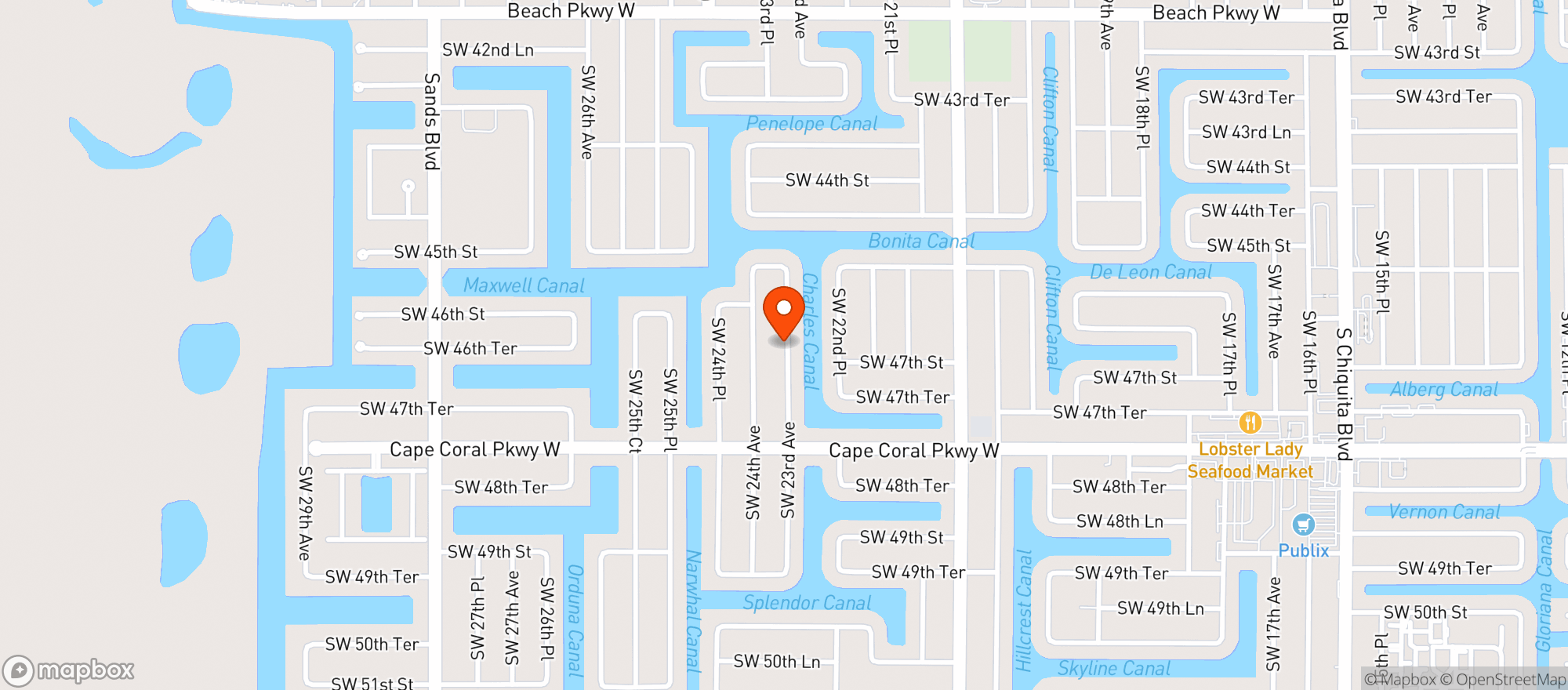 Map showing Outter Limits Tattoo And Art Gallery
