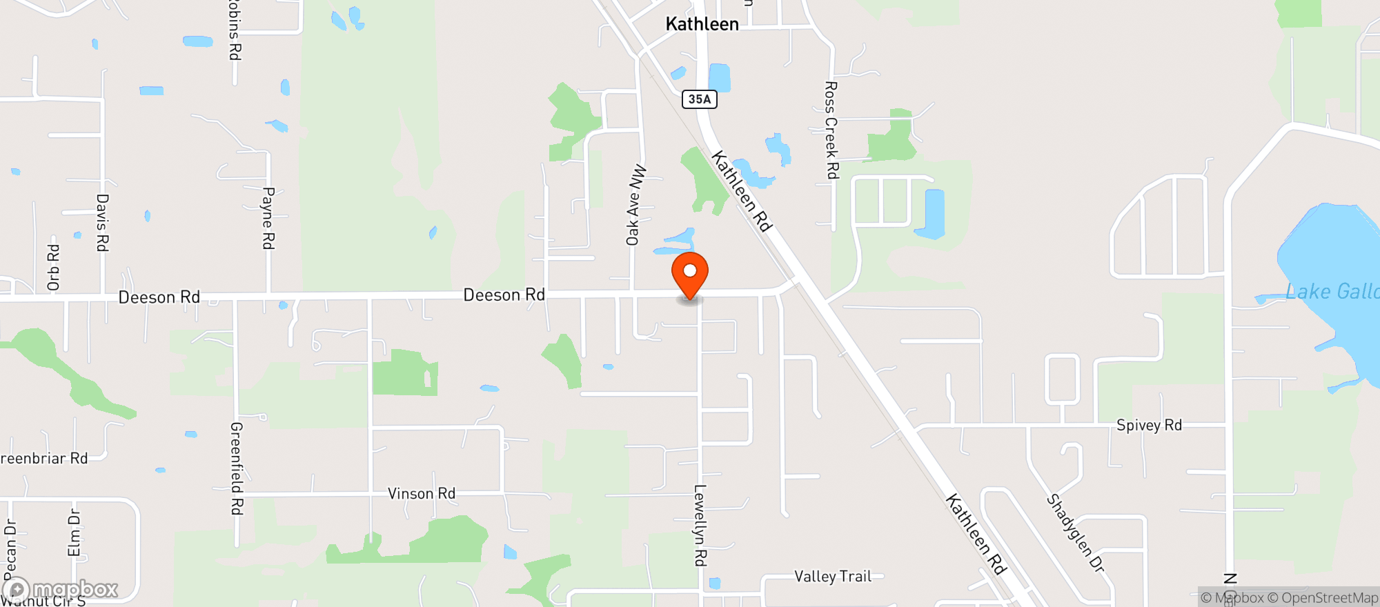 Map showing Circle K Stores Inc