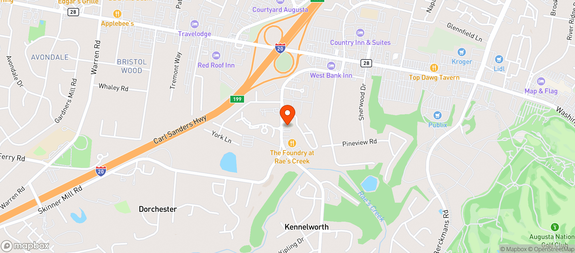 Map showing 4004486 Time Saver Grocery