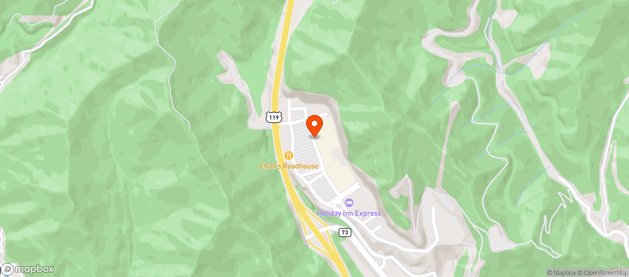 Map showing Walmart Supercenter