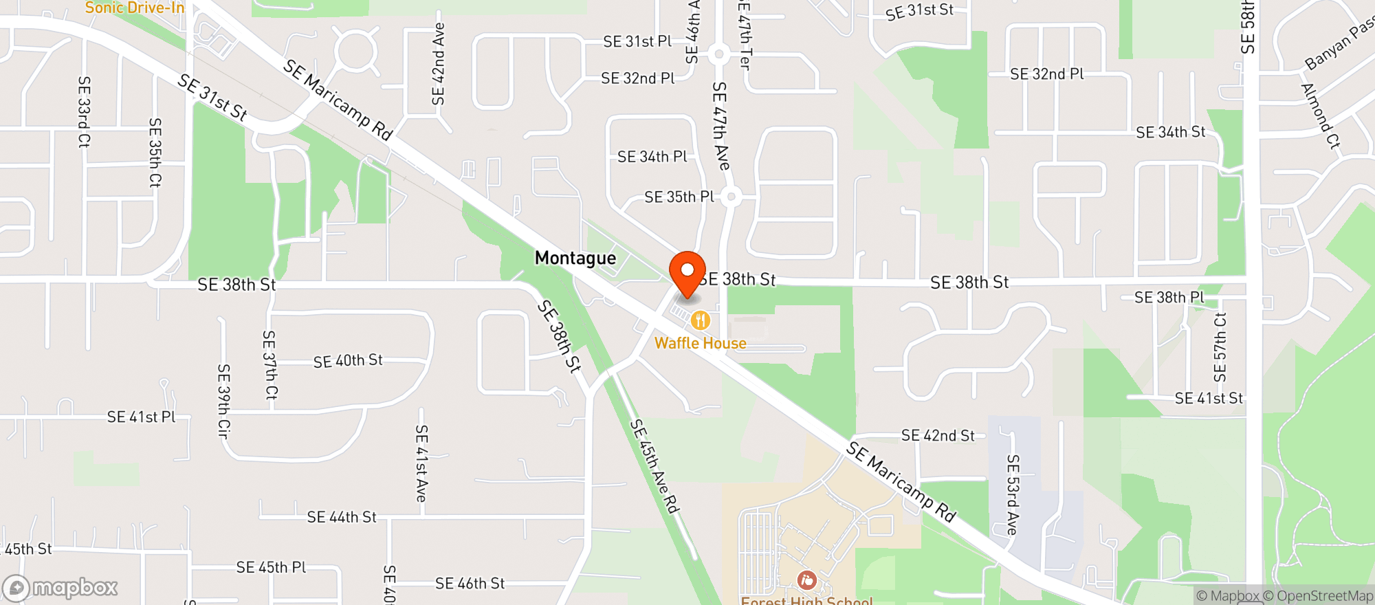 Map showing Circle K #2709827