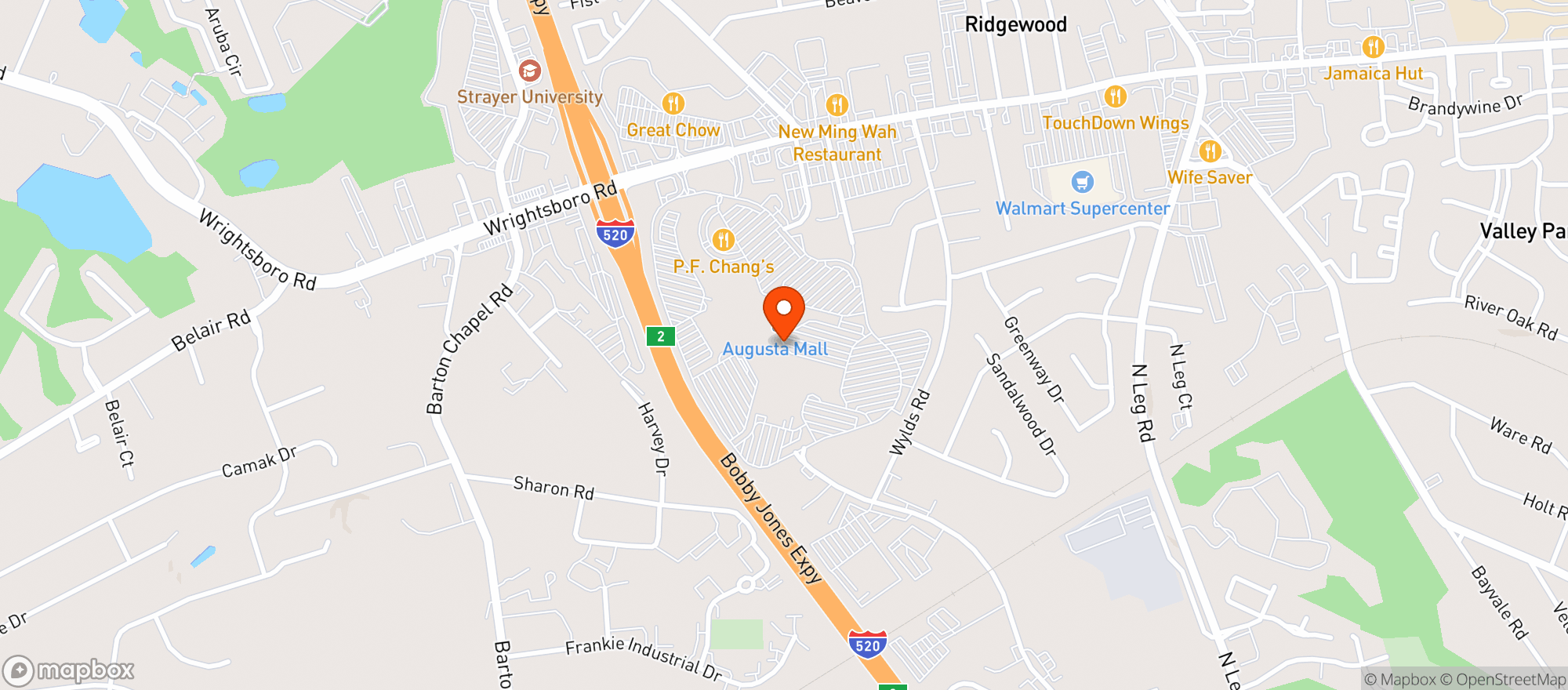 Map showing The Chop House