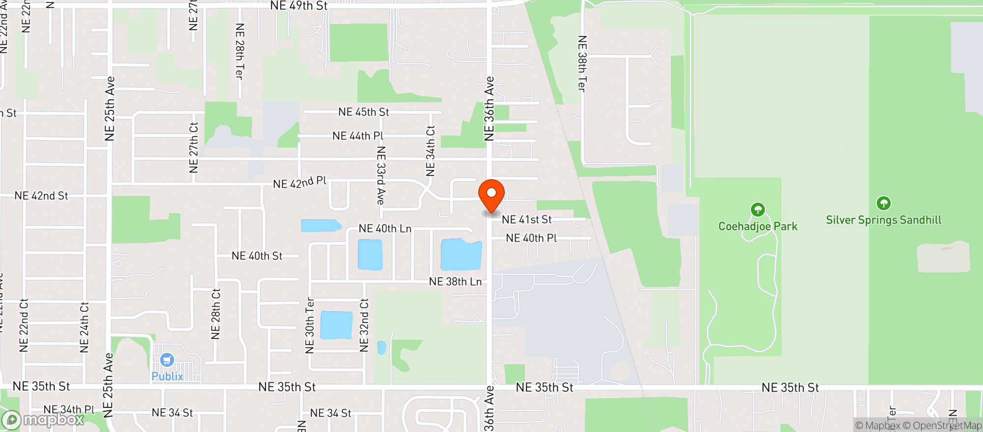 Map showing Terrys Place