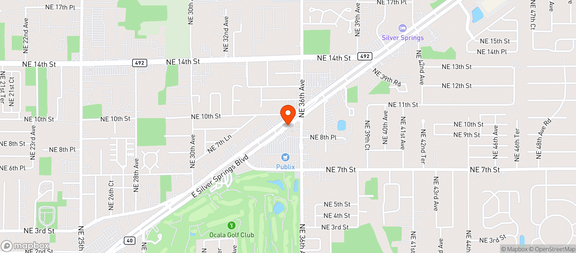 Map showing Gnc