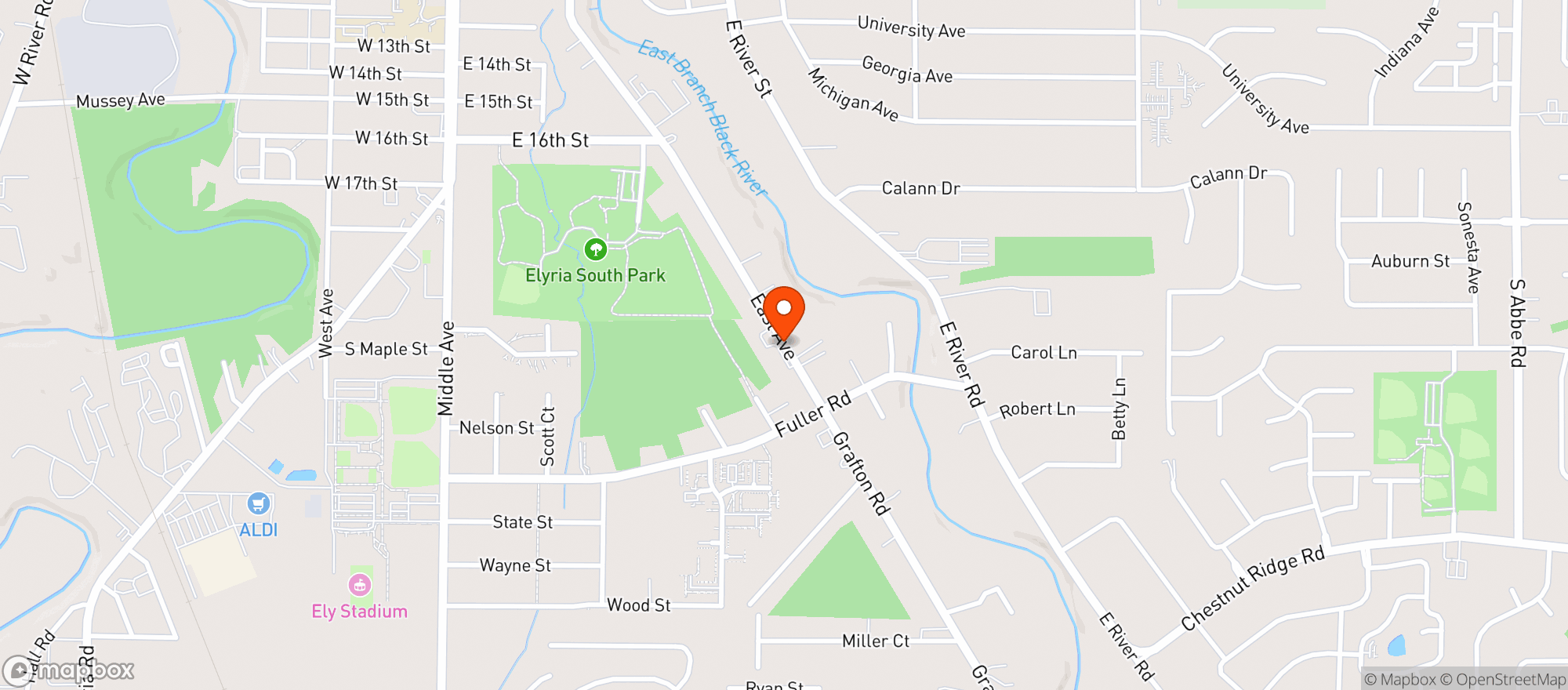 Map showing Convenient Food Mart
