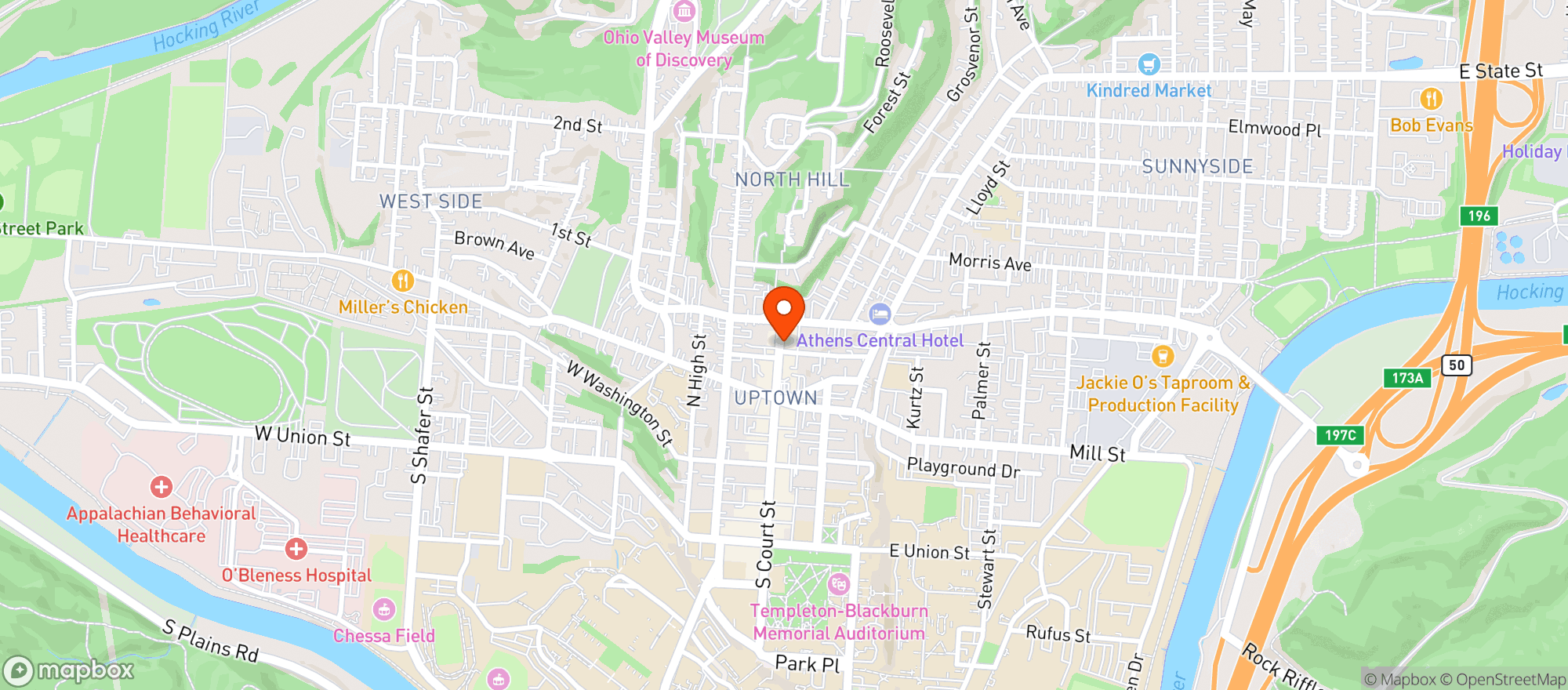 Map showing Smoke Zone