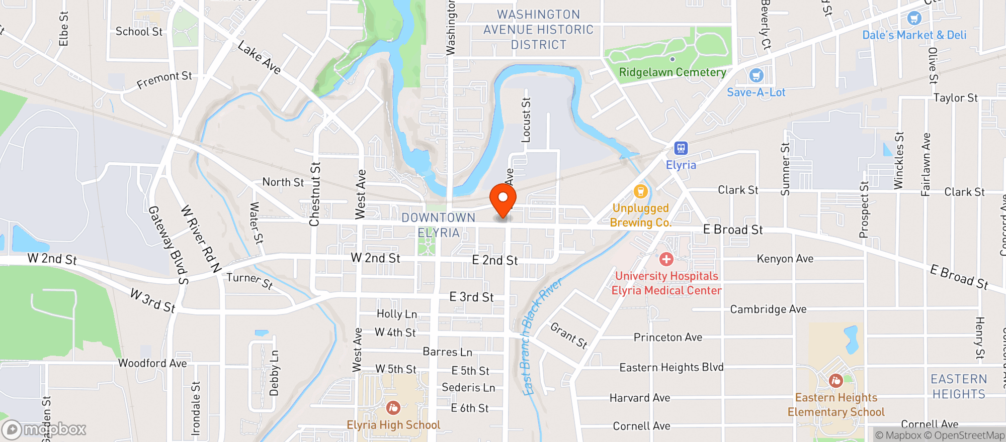 Map showing Boomers