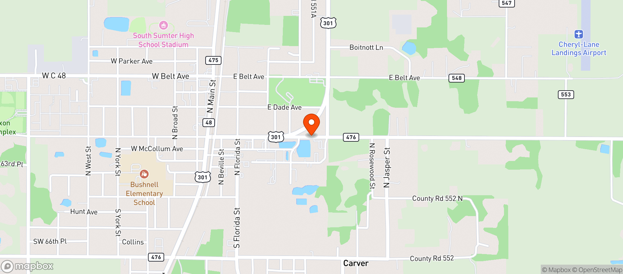 Map showing Circle K 2707157