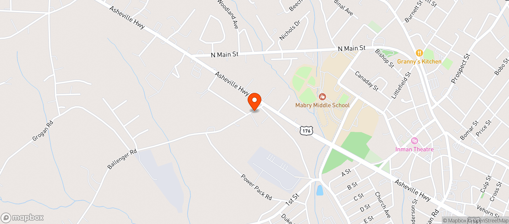 Map showing HWY9 AUTO STOP