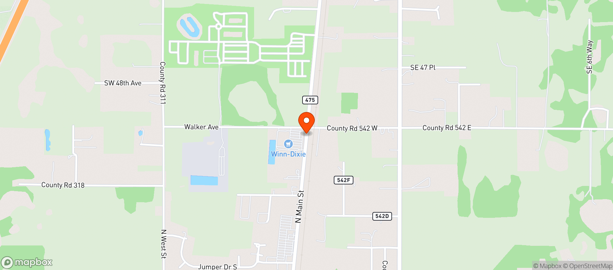 Map showing Sumter Liquor