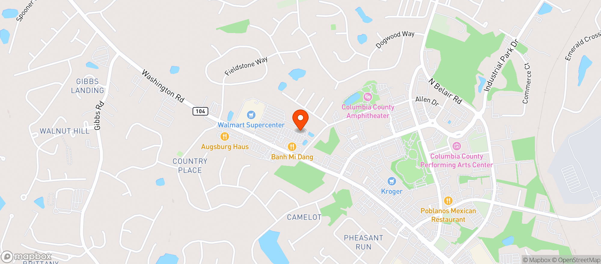 Map showing Gnc