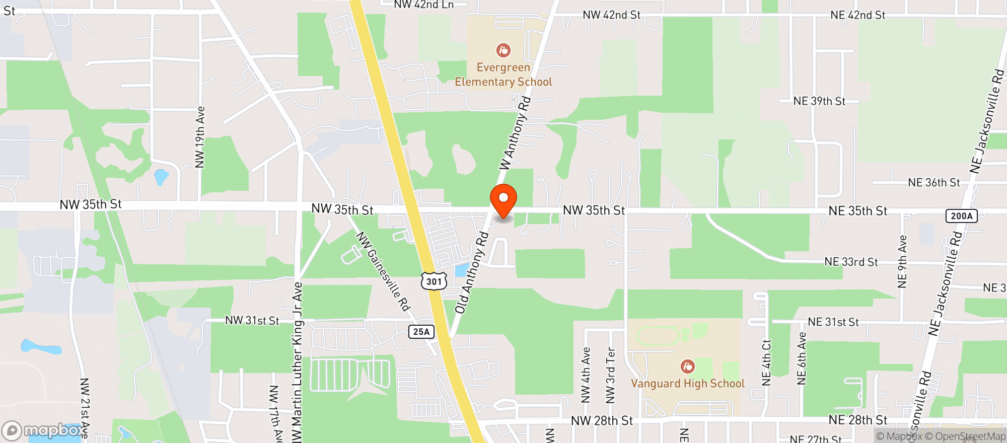 Map showing Sunshine Food Mart #248