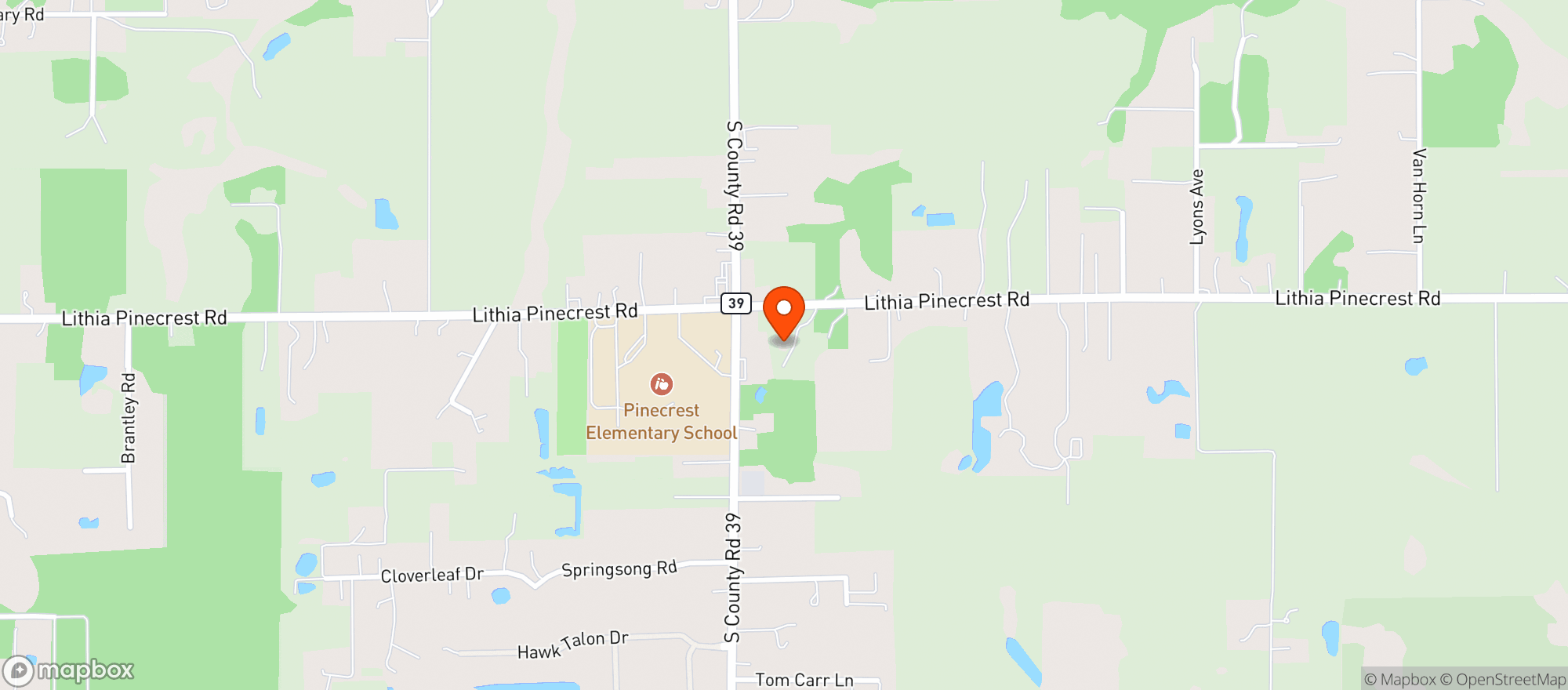 Map showing Circle K #7202-3493