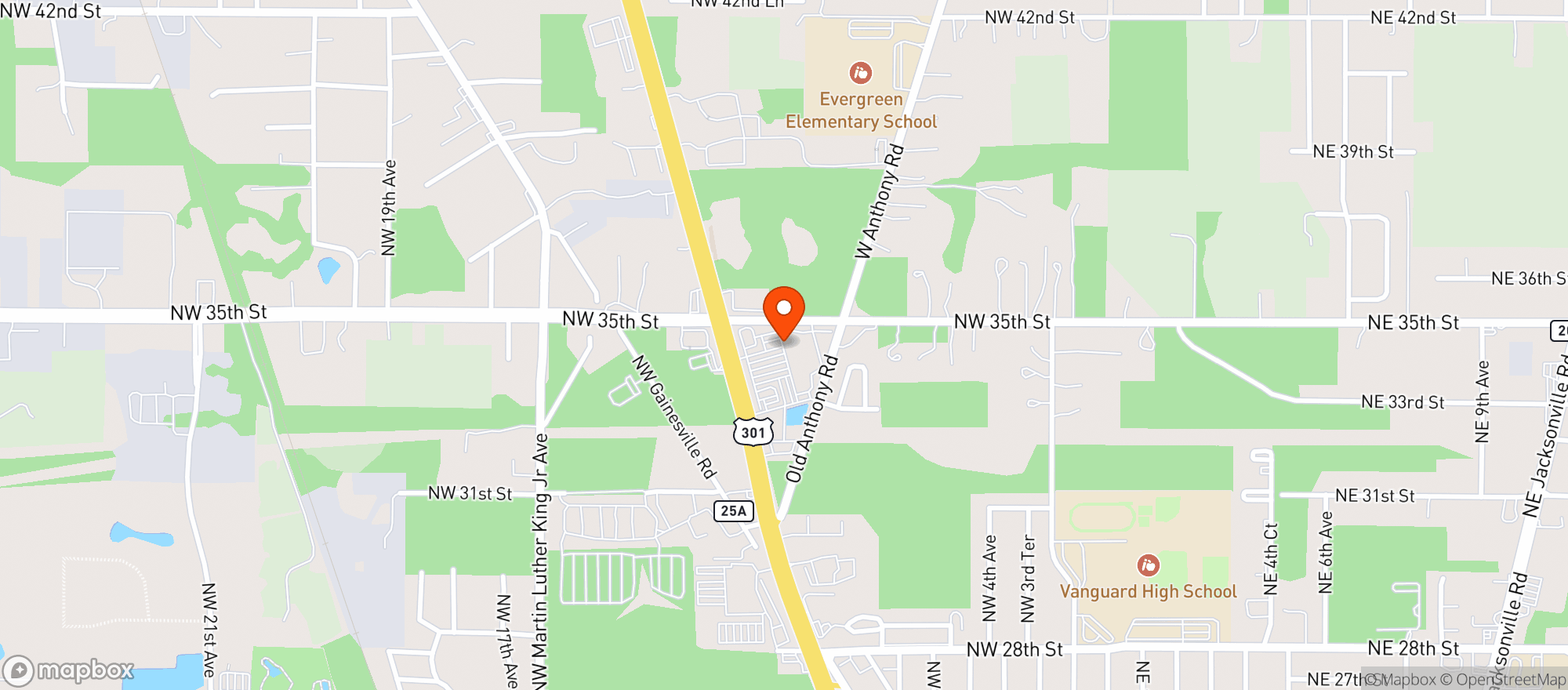 Map showing Harveys Supermarket