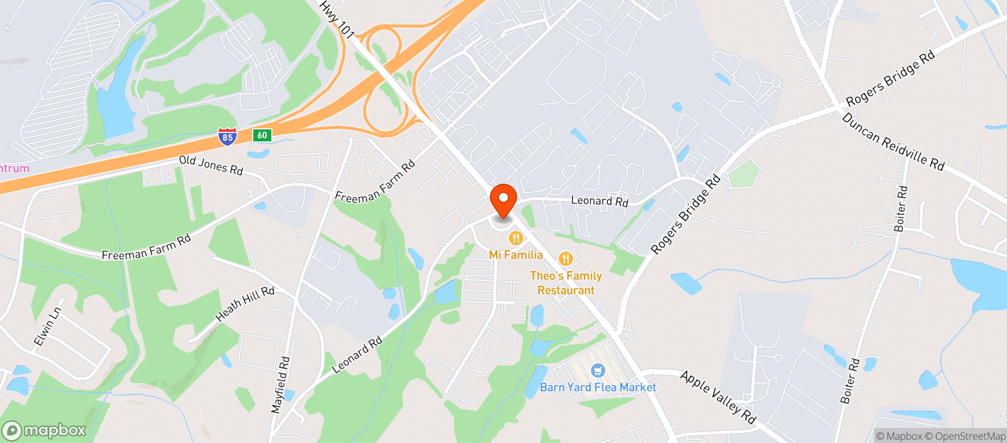 Map showing Scotchman Store #3838
