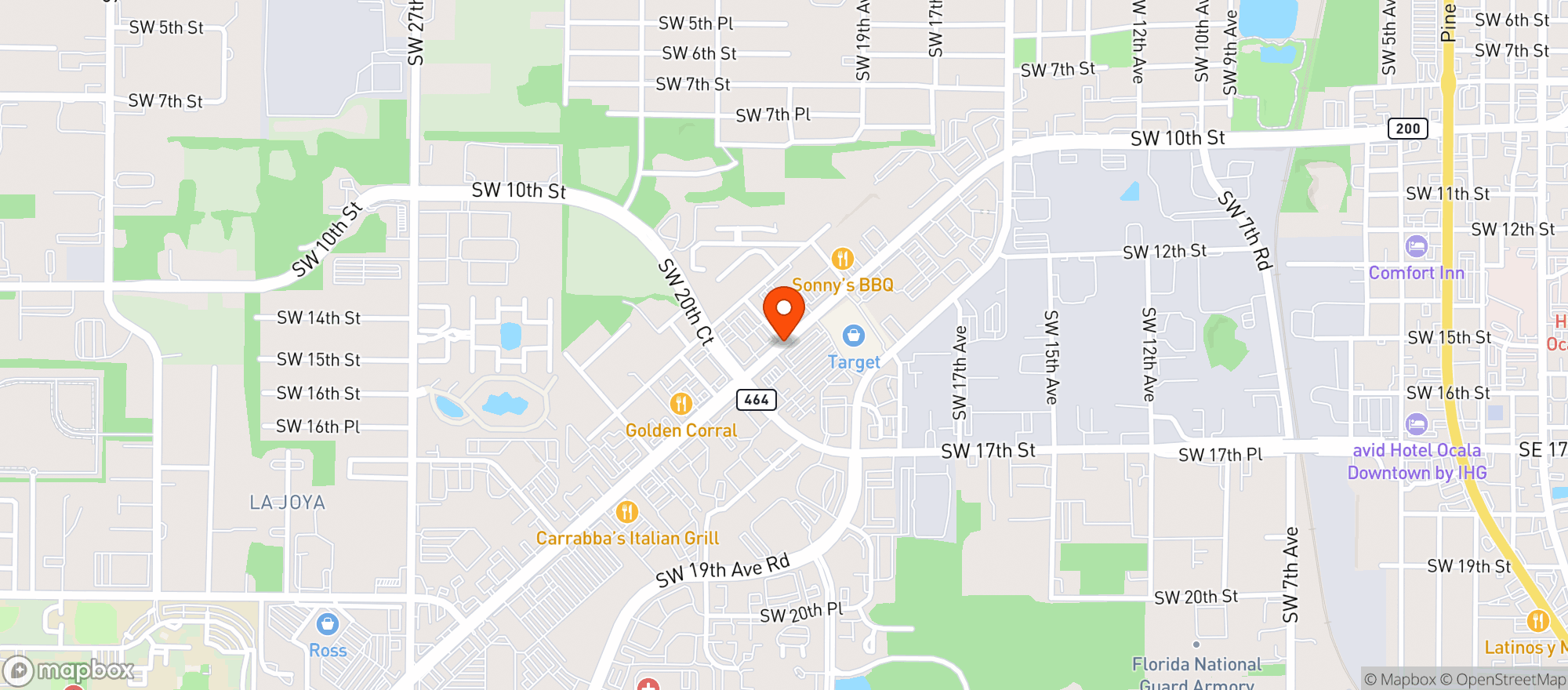 Map showing TARGET