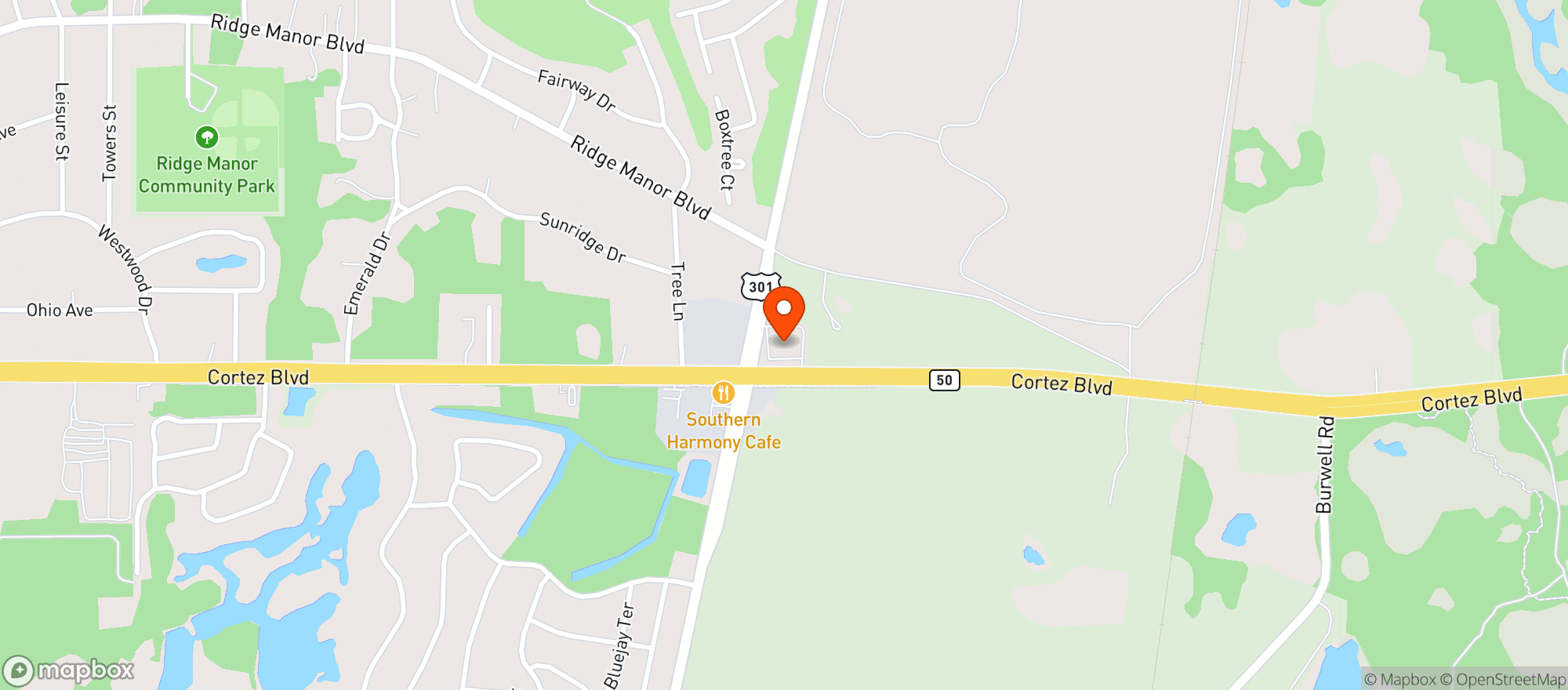 Map showing Circle K #5937