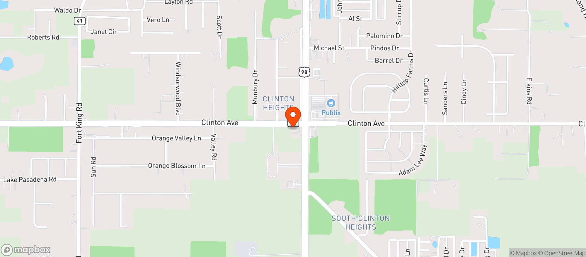 Map showing Circle K 5931