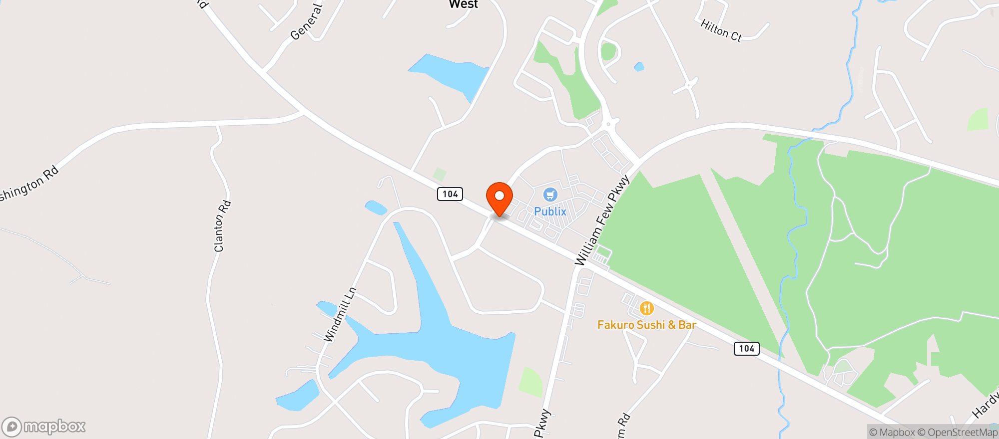 Map showing Franny's Farmacy