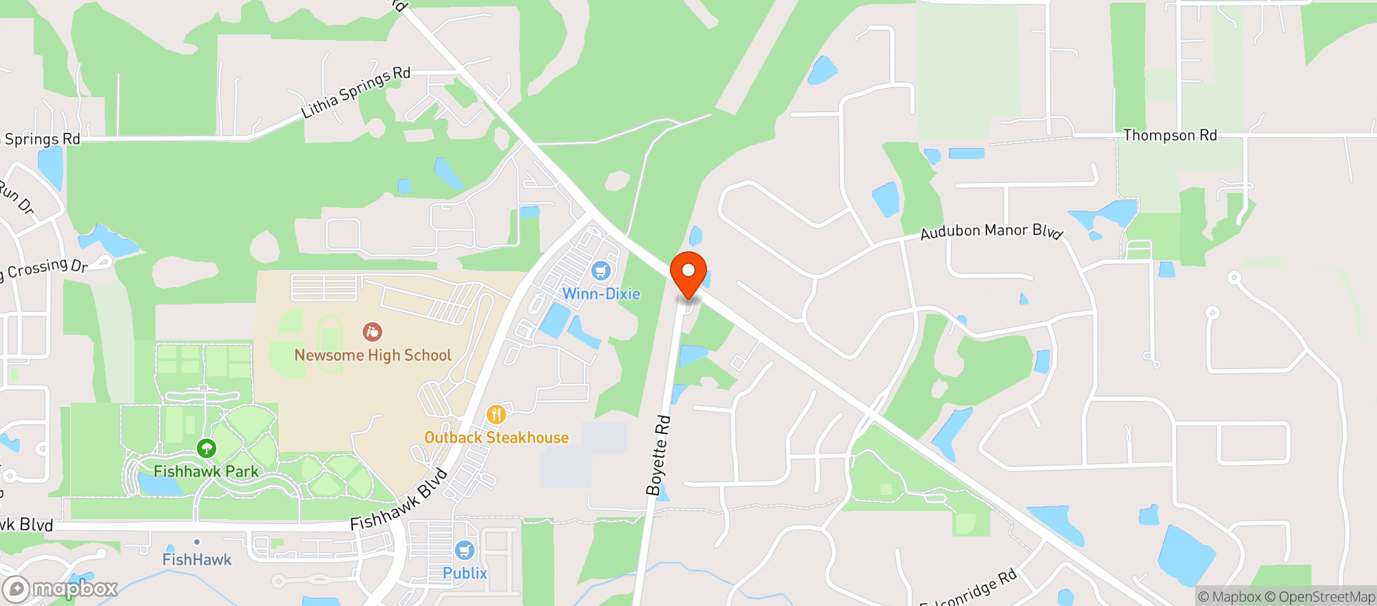 Map showing Kennys Liquor