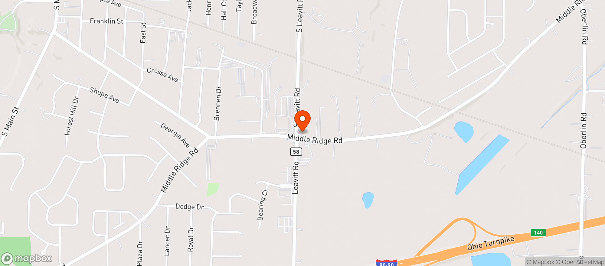 Map showing Pure Gas 3 Leavitt Rd