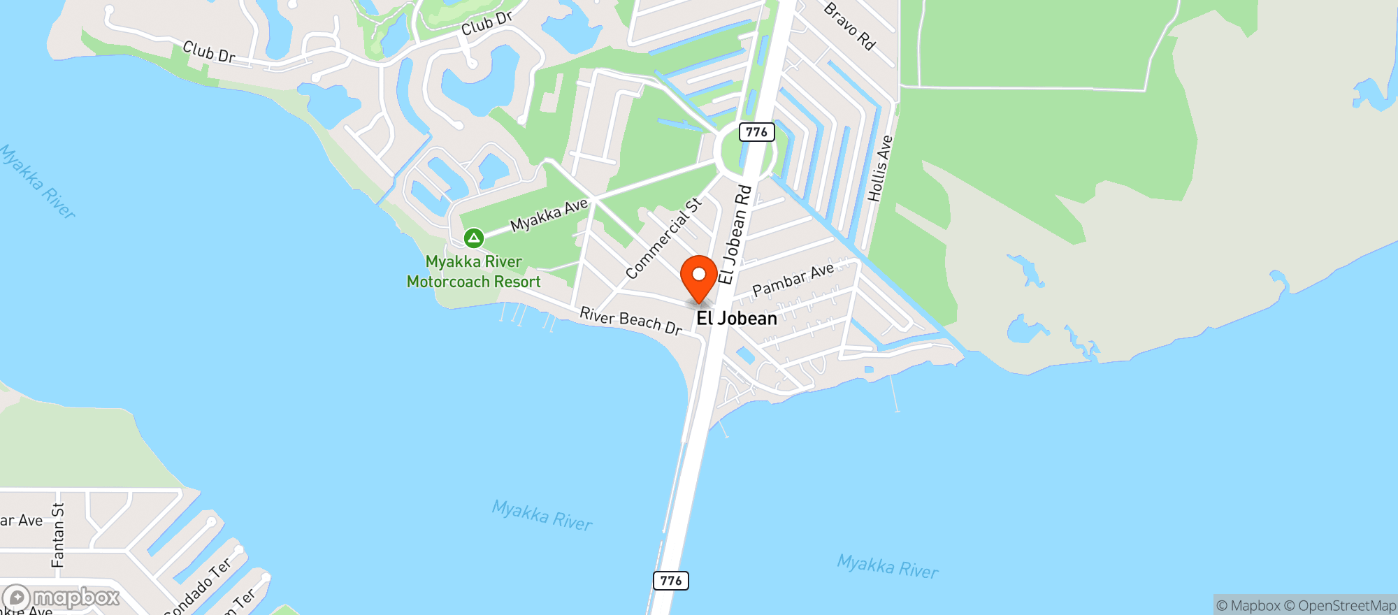 Map showing Bean Depot Cafe