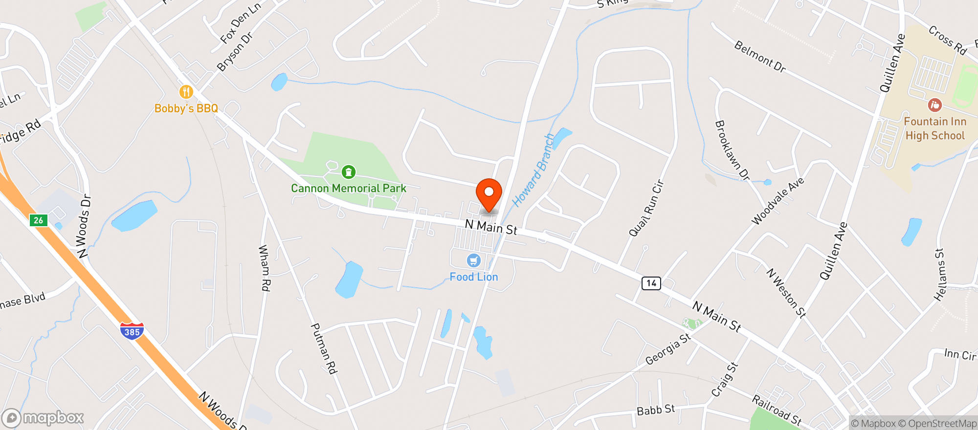 Map showing Exxon