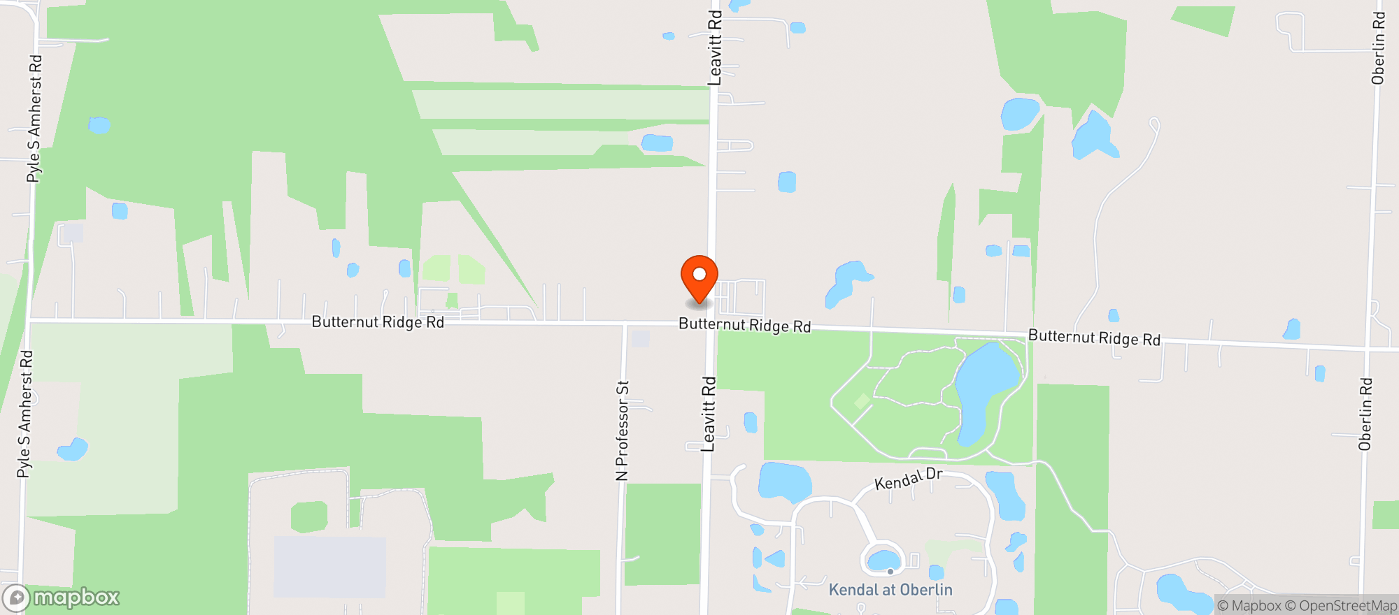 Map showing Johnnys Carryout & Wine Shop