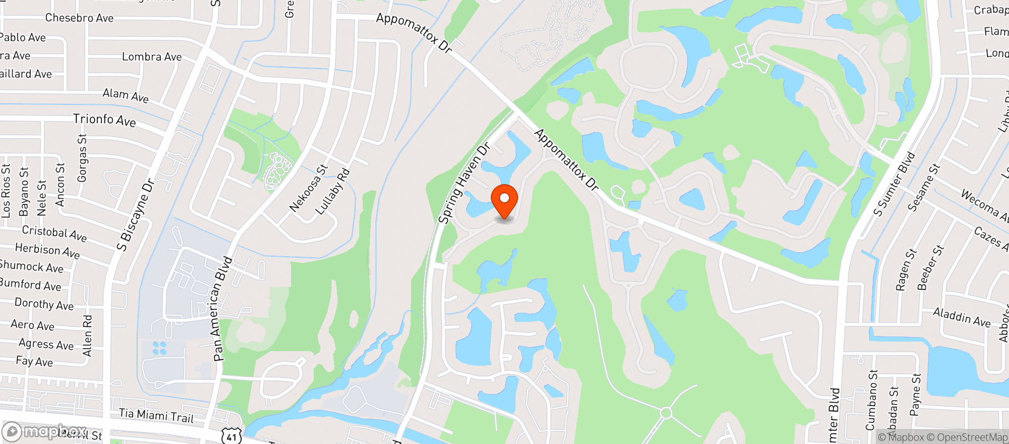 Map showing Attn:  Becky