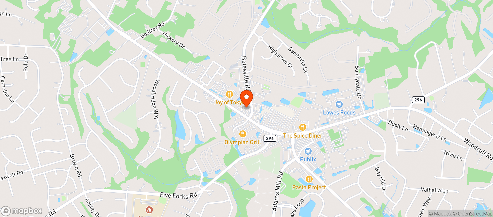 Map showing CIRCLE K #2723289