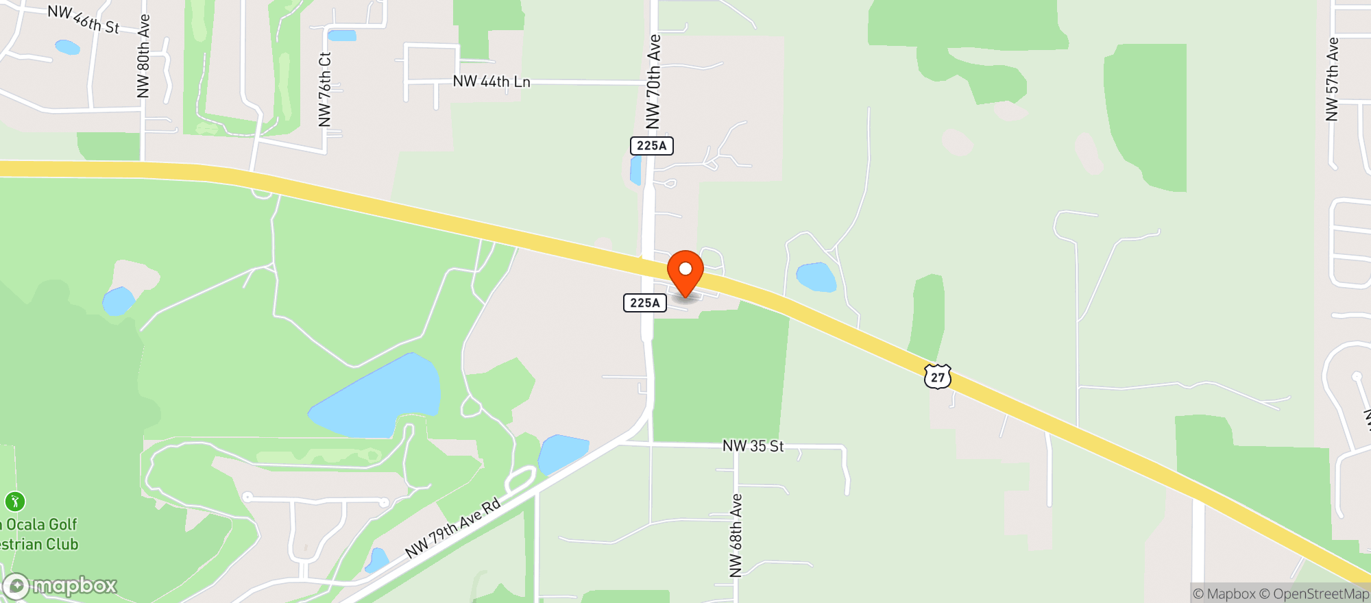 Map showing The Juniper General Store