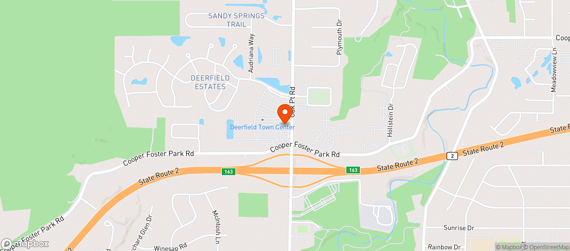Map showing Gnc