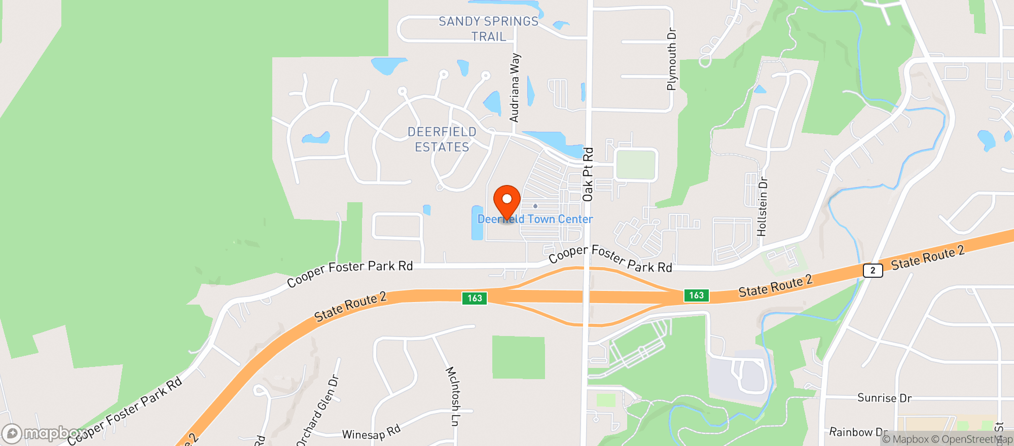 Map showing Target - Amherst