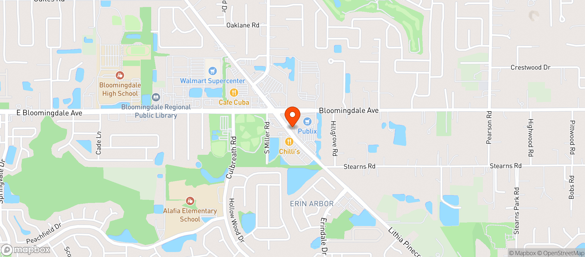 Map showing Chill Cawfee