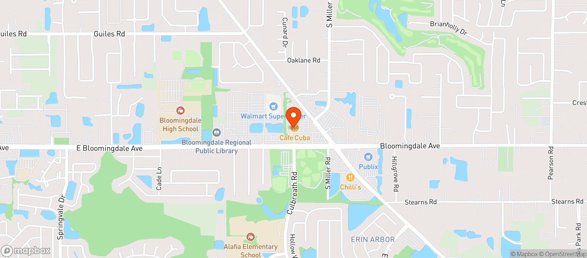 Map showing Raccoon S