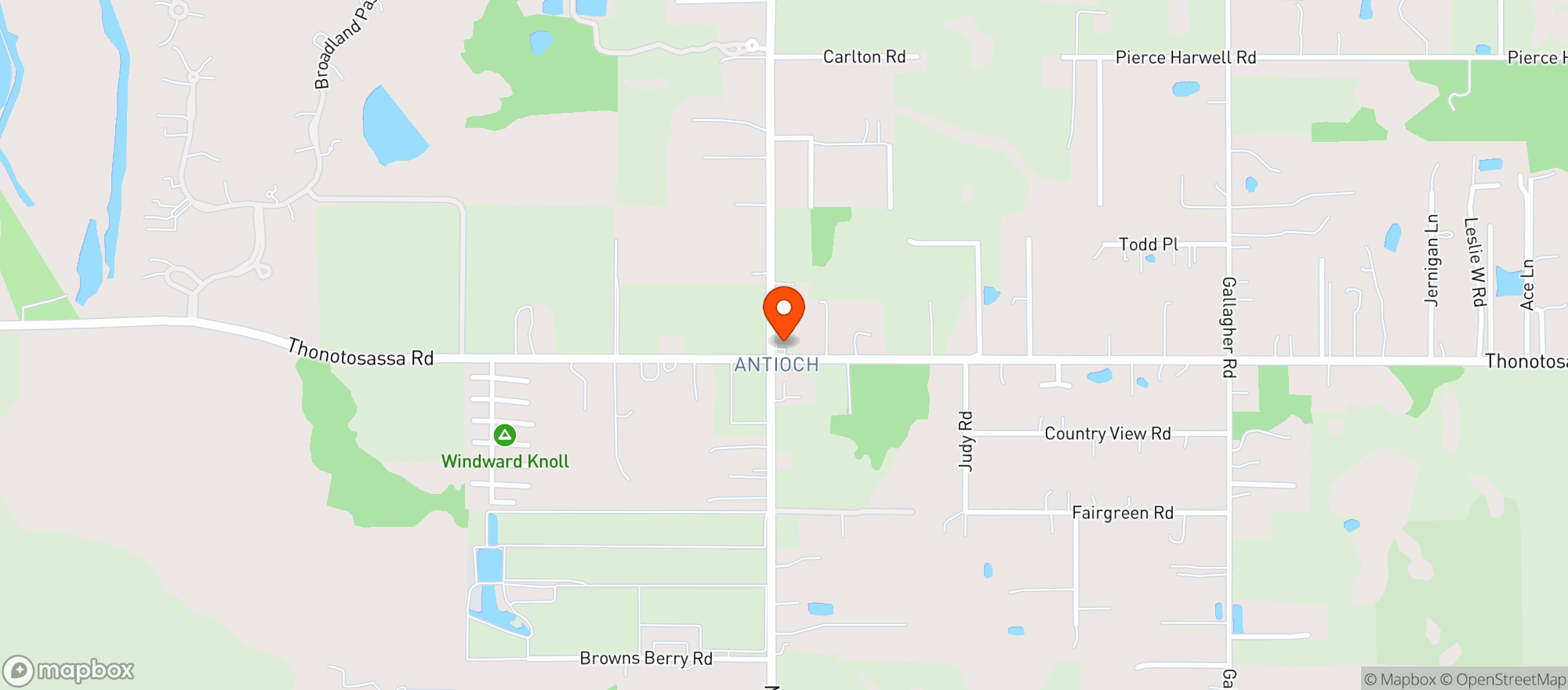 Map showing Circle K 7108